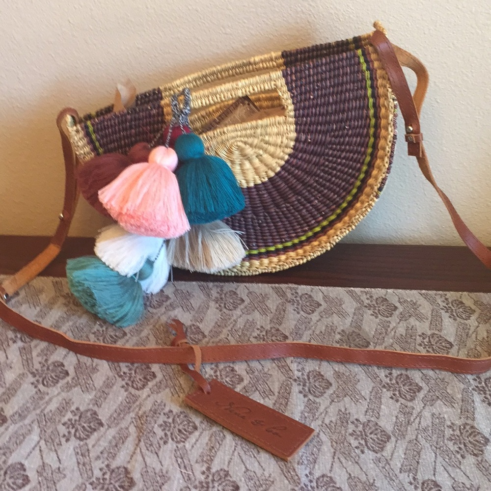 NWT Nena & Co Ghana collection crossbody or clutch